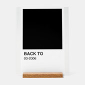 Album de chanson noire - Arrière - plan blanc (Recto)