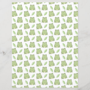 Album de grenouilles et de feuilles