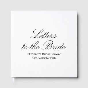 Album de lettres personnalisées pour la mariée, sc