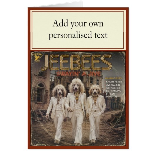 Album Jeebees : une parodie (Devant)
