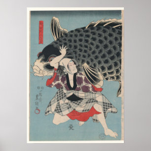 Album met Kabuki-prenten – Utagawa Kuniyoshi 2 Poster