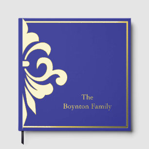 Album photo en feuille d'or Fleur de Lis Royal Scr