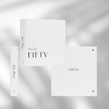 Album photo moderne | Cadeau d'anniversaire | Blan