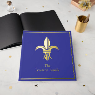 Album photo scrapbook Royal Fleur de Lis en feuill