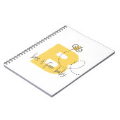 Album photos ou journal de bébé d'abeille de miel (Côté gauche)