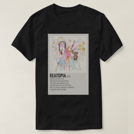 album van beabadoobee beatopia t-shirt (Design voorkant)
