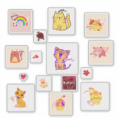 albumpapier stickers (Voorkant)