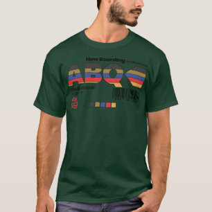  Albuquerque ABQ New Mexico Retro Travel T-shirt