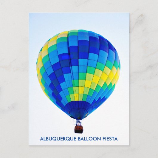 ALBUQUERQUE BALLOON FIESTA BRIEFKAART (Voorkant)