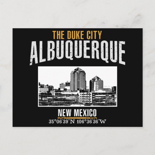 Albuquerque Briefkaart (Voorkant)