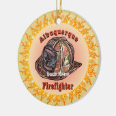 Albuquerque Firefighter Keramisch Ornament (Links)