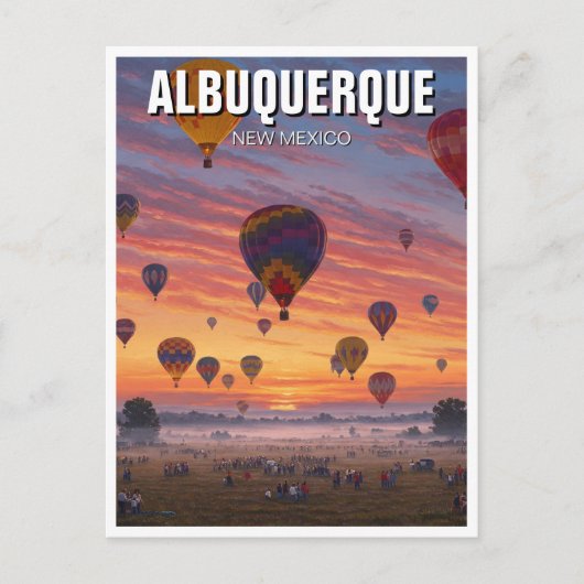 Albuquerque International Ballon Fiesta Briefkaart (Voorkant)