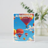 Albuquerque International Balloon Fiesta Briefkaart (Staand voorkant)