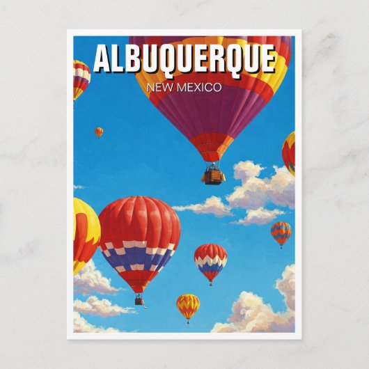 Albuquerque International Balloon Fiesta Briefkaart (Voorkant)