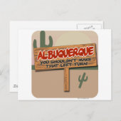 Albuquerque links briefkaart (Voorkant / Achterkant)