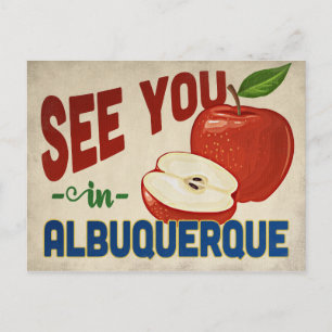 Albuquerque New Mexico Apple - Vintage Travel Briefkaart
