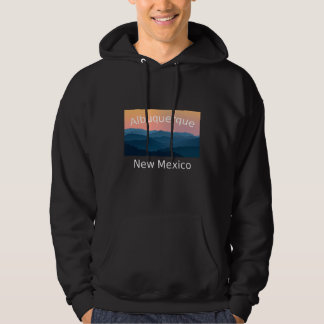 Albuquerque New Mexico Berg zonsondergang thuissta Hoodie