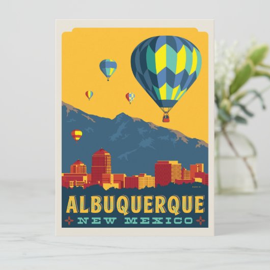 Albuquerque, New Mexico | Datum opslaan - Foto Save The Date (Staand voorkant)