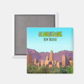 Albuquerque New Mexico  Magneet (Voorkant / Achterkant)