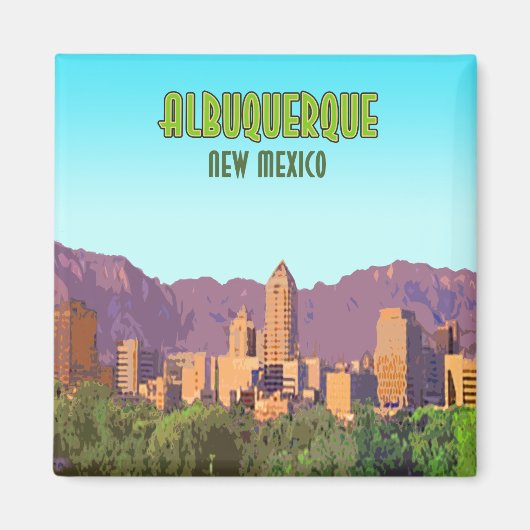 Albuquerque New Mexico  Magneet (Voorkant)