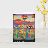 Albuquerque New Mexico Nm Desert Oasis Sd316 Kaart (Gele Bloem)