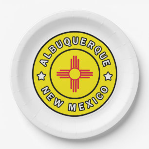 Albuquerque New Mexico Papieren Bordje
