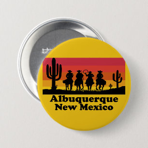 Albuquerque New Mexico Ronde Button 7,6 Cm