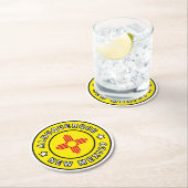 Albuquerque New Mexico Ronde Kartonnen Onderzetter (Insitu)