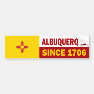 Albuquerque, New Mexico sinds 1706 Bumpersticker