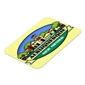 Albuquerque New Mexico stad souvenir magneet (Linkerzijde)