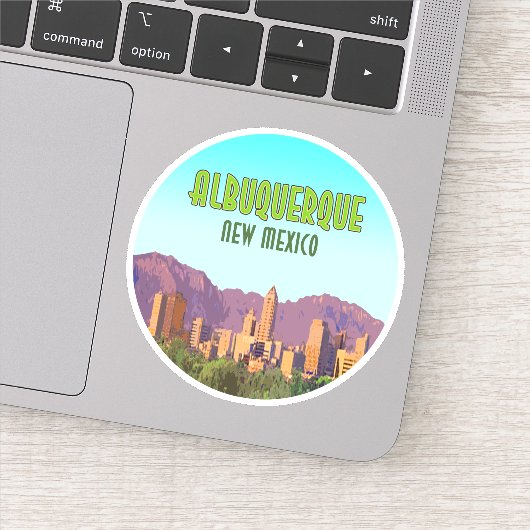 Albuquerque New Mexico  Sticker (Detail)