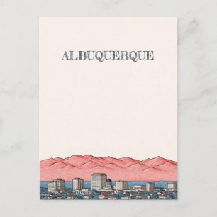 Albuquerque New Mexico Travel Briefkaart
