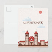 Albuquerque New Mexico Travel Briefkaart (Voorkant / Achterkant)