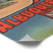 Albuquerque, New Mexico - Universiteit van NM Poster (Hoek)