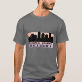Albuquerque NM City Skyline T-shirt (Voorkant)