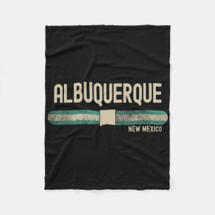 Albuquerque Nm New Mexico Reizen &amp; 80s Stijl  Fleece Deken