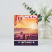 Albuquerque, Nouveau-Mexique, Carte postale de voy (Debout devant)