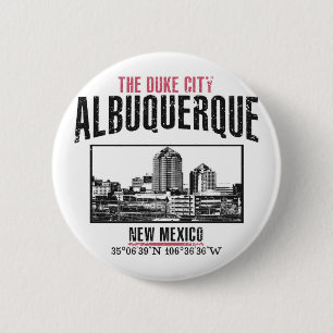 Albuquerque Ronde Button 5,7 Cm