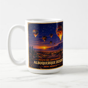 Albuquerque Route 66 woestijn koffie cadeau stijl Koffiemok