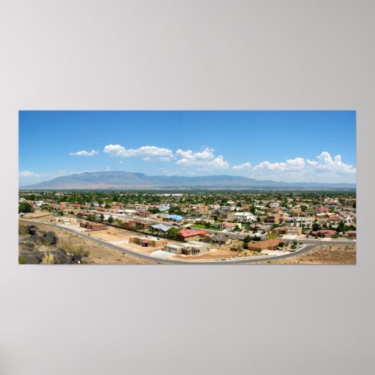 albuquerque sandia bergen poster (Voorkant)