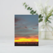 Albuquerque Sunset Briefkaart (Staand voorkant)