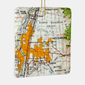 Albuquerque  Topo-kaart Keramisch Ornament (Rechts)
