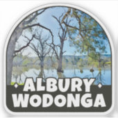 Albury NSW, Wodonga Victoria - Australië Sticker (Voorkant)