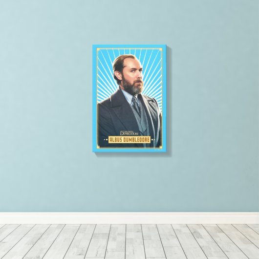 Albus Dumbledore Character Graphic Canvas Afdruk (Insitu (Houten vloer))
