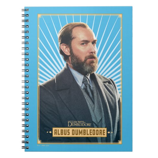 Albus Dumbledore Character Graphic Notitieboek (Voorkant)