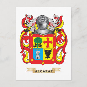 Alcaraz Wapen (Familie Crest) Briefkaart