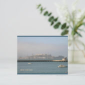 Alcatraz | Blue Beach Song™-Briefkaart Briefkaart (Staand voorkant)