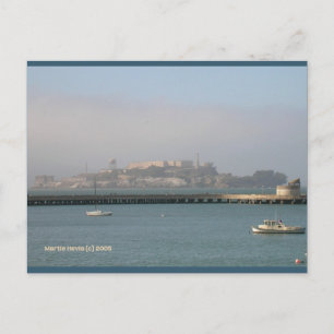 Alcatraz   Blue Beach Song™-Briefkaart Briefkaart