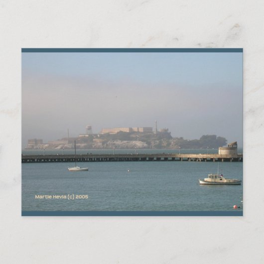 Alcatraz | Carte postale Blue Beach Song™ (Devant)