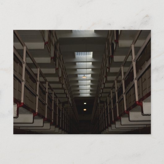 Alcatraz-celblok - bovenste niveau briefkaart (Voorkant)